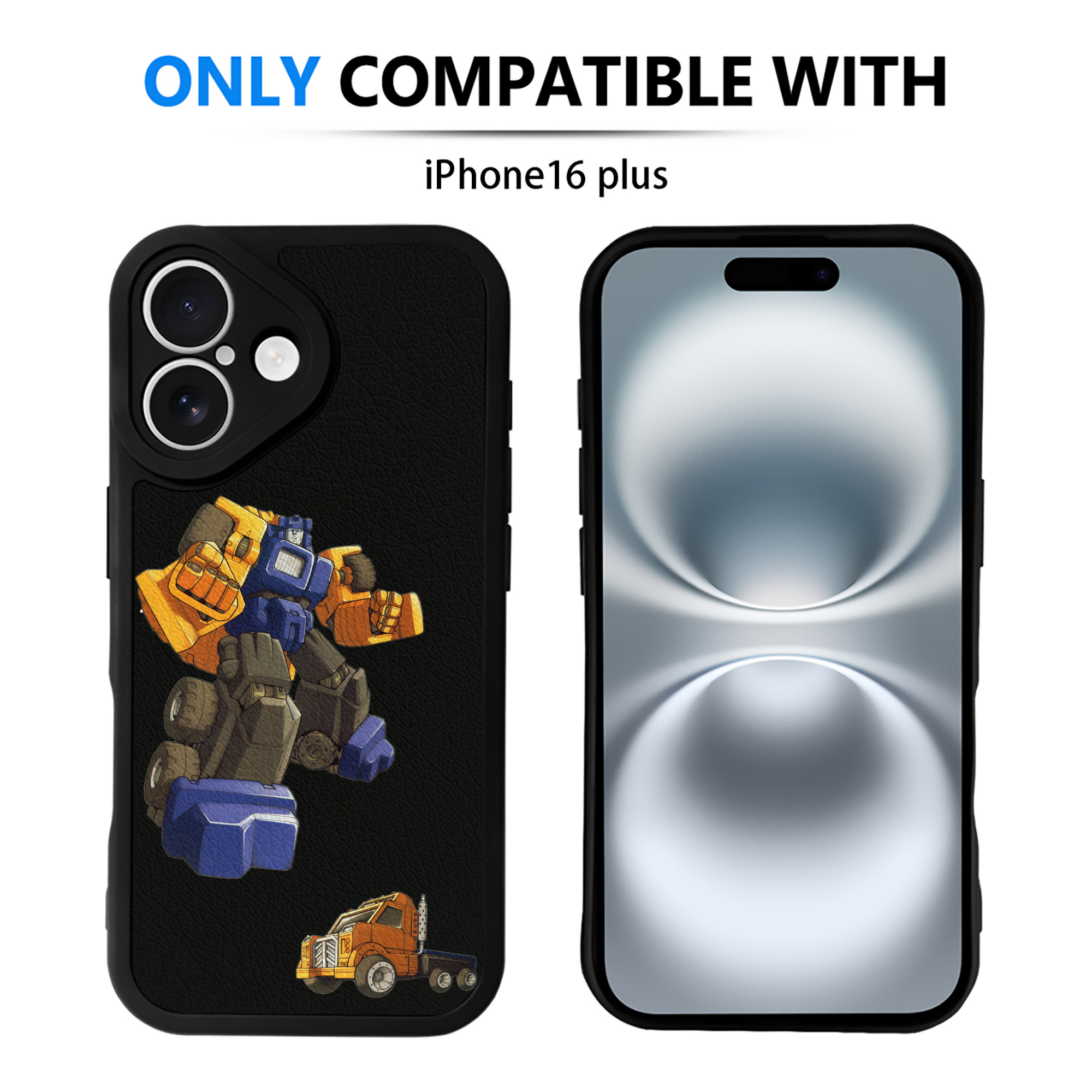 （画像用）  【iPhone 16シリーズ対応】シリコンスマホケース（レザー調） 材質：シリコン